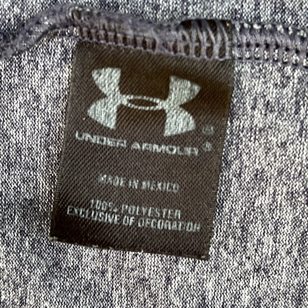 Under Armour short sleeve loose heat gear Heather gray men’s size large - Picture 8 of 8
